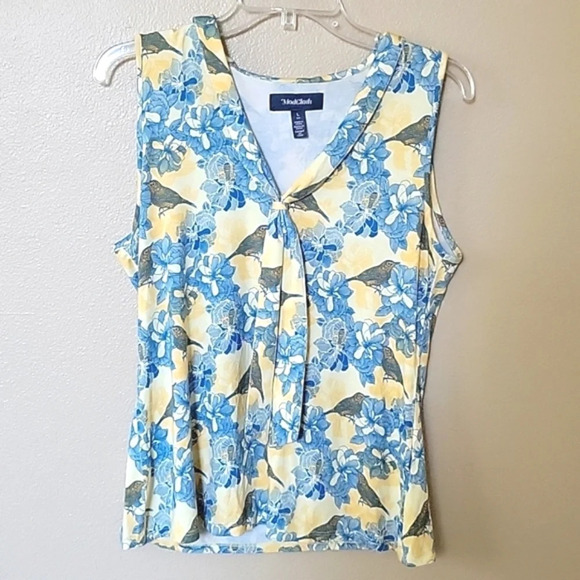 Modcloth Tops - ModCloth Bird Printed Sleeveless Summer Top